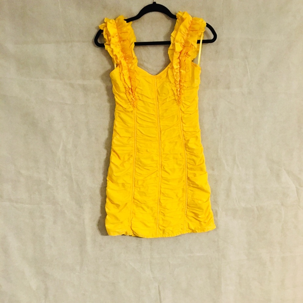Hera Yellow Medium MiniDress